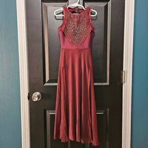 Weissman NWOT child intermediate gorgeous maroon dance costume jazz lyrical cont